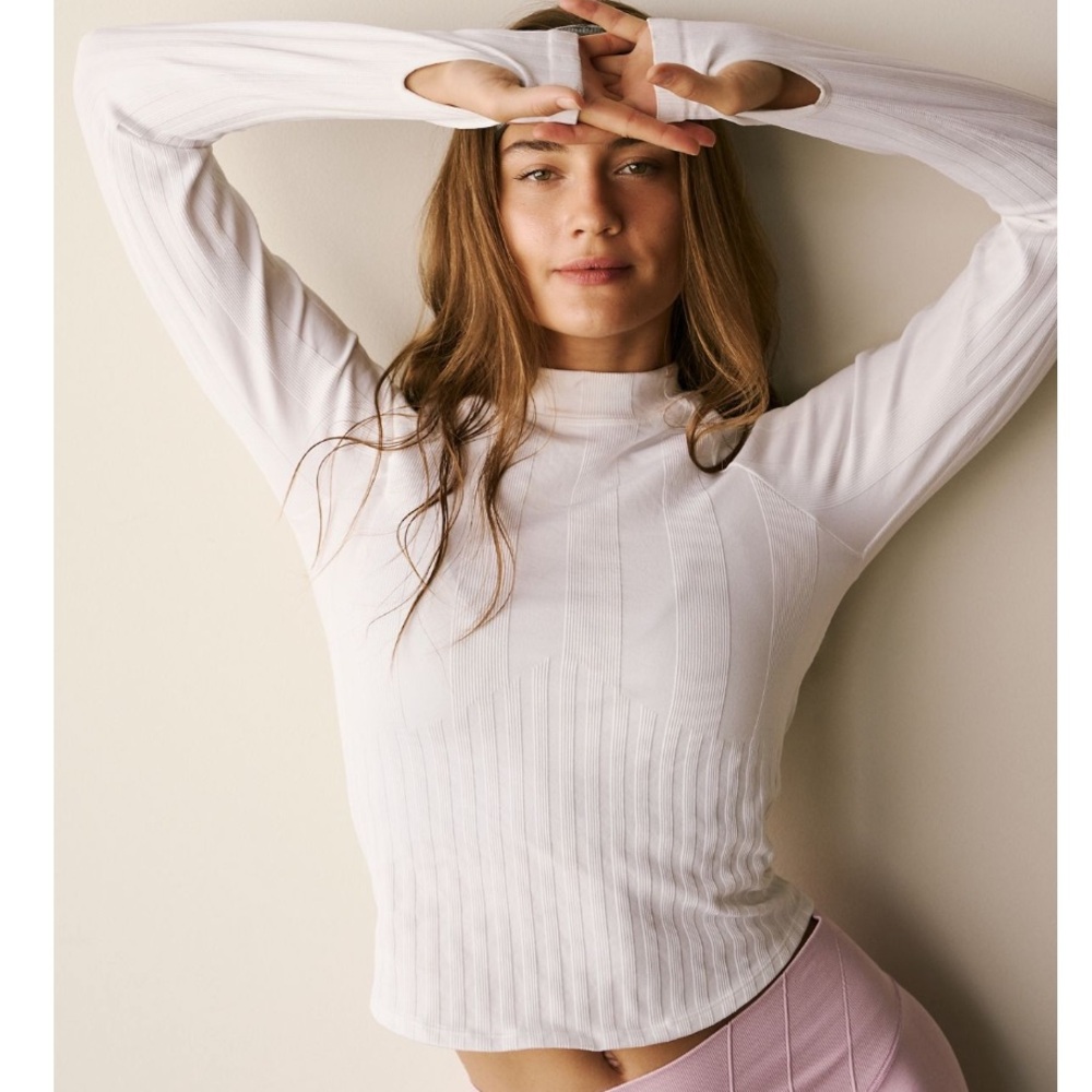 Free People Movement White Women's long sleeve top